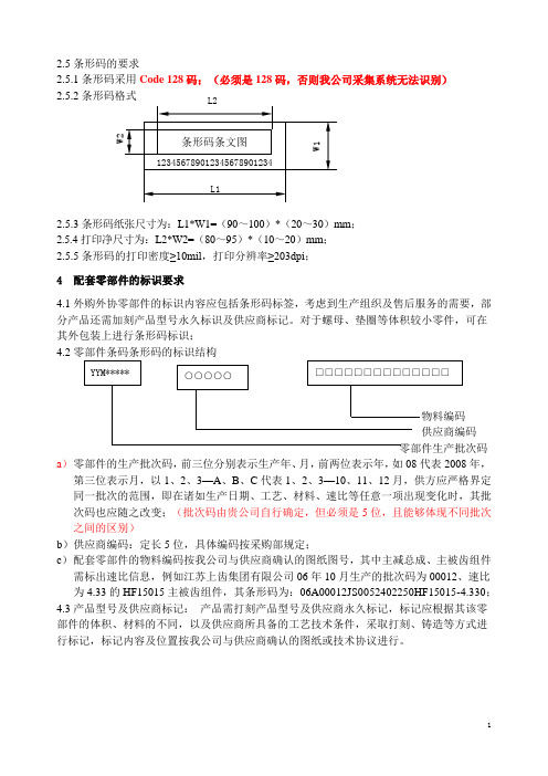 合肥美桥条形码规则