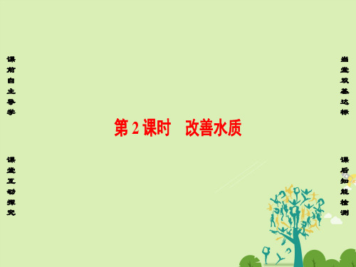 高中化学第4章保护生存环境第2节爱护水资源(第2课时)改善水质课件新人教版选修1