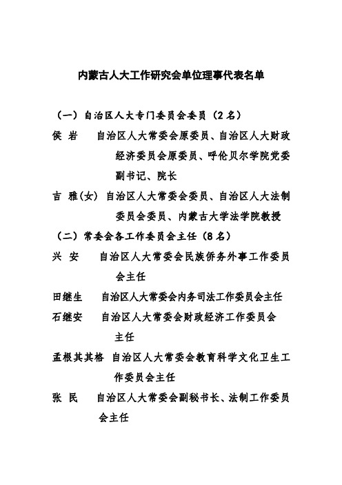 经济委员会原委员、呼伦贝尔学院党委副书记、院长