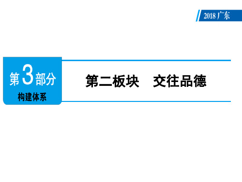 广东省2018届中考政治课件：第3部分 第2板块 (共38张PPT)