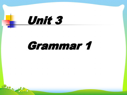【最新】牛津译林版七年级英语下册Unit3 Grammar 1精品课件.ppt