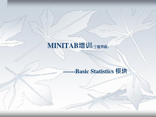 35_Minitab培训课程