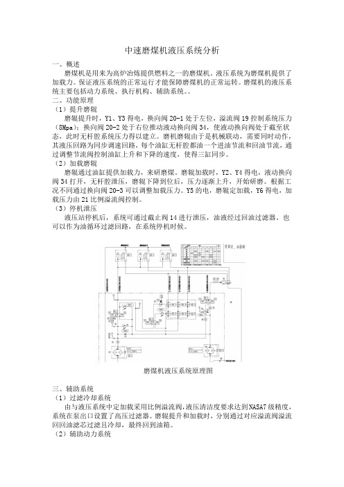 磨煤机液压系统分析