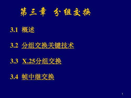 2019年-现代通信网技术第三章 分组交换-精选文档-PPT精选文档