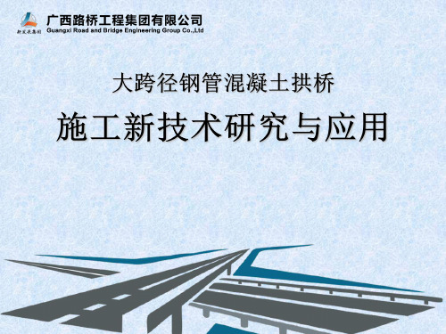 大跨径钢管混凝土拱桥施工新技术研究与应用资料整理