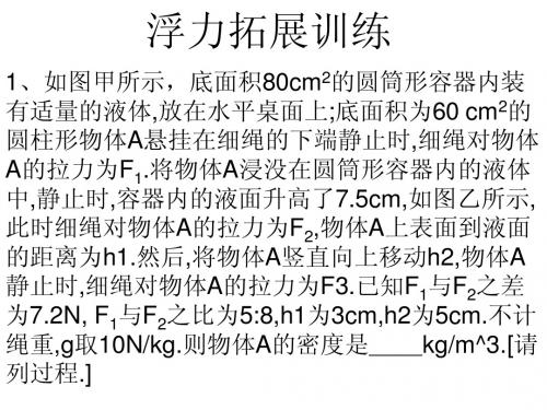 浮专题1Microsoft PowerPoint 演示文稿