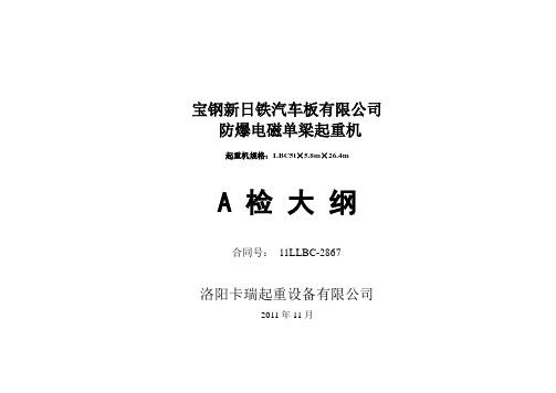 A检大纲