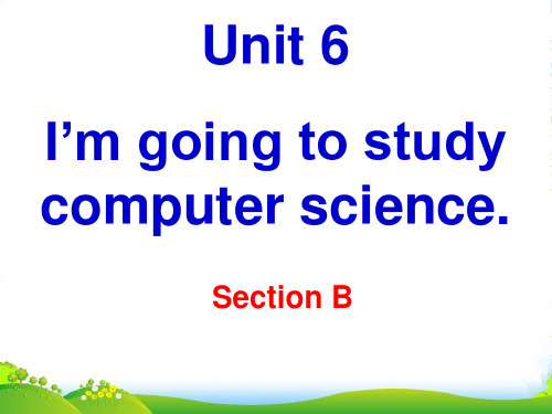 人教版八年级上册英语Unit6 SectionB (1a1d)课件 (共27张PPT)