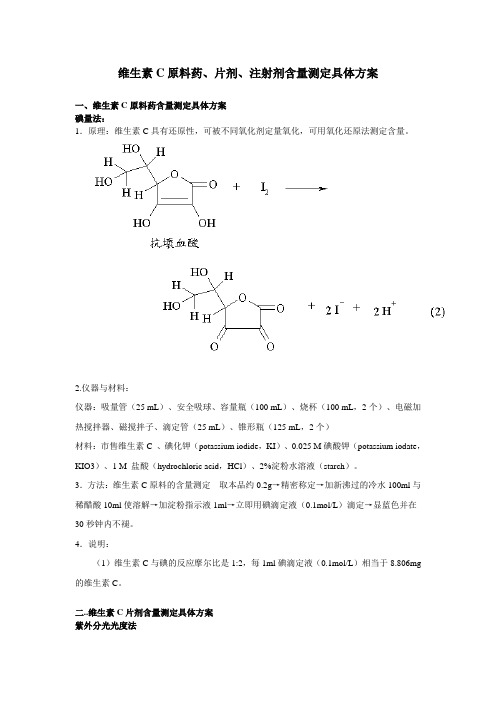 药物分析实验设计方案