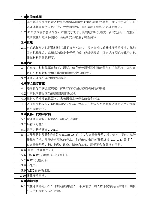 AATCC 15-2009耐汗渍色牢度