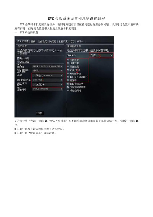 EVE会战系统设置和总览设置教程