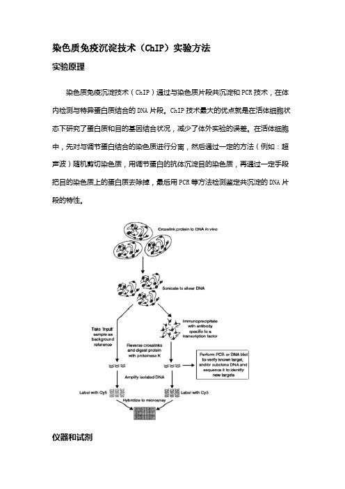 ChIP_原理及实验方法