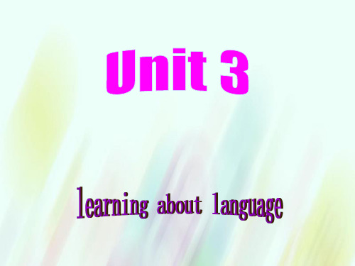 人教版高中英语必修2《ONTENTS  Unit 3 Computers  Learning about Language》公开课课件_13