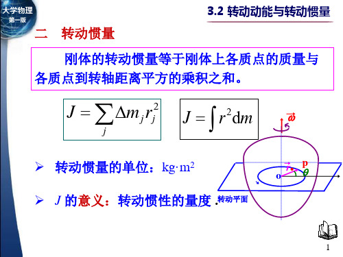 3.2转动动能与转动惯量