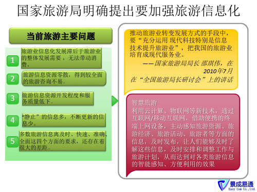 智慧景区信息化建设PPT方案书