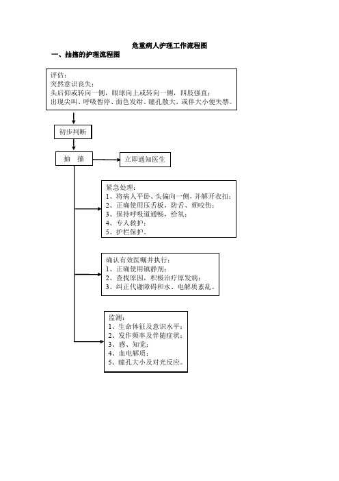 危重病人护理工作流程图