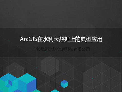 ArcGIS在水利大数据上的典型应用