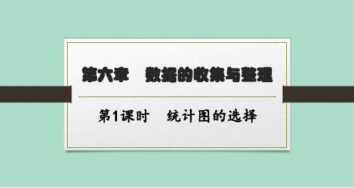 北师版初中数学七年级上册精品教学课件 第6章数据的收集与整理 4第1课时统计图的选择