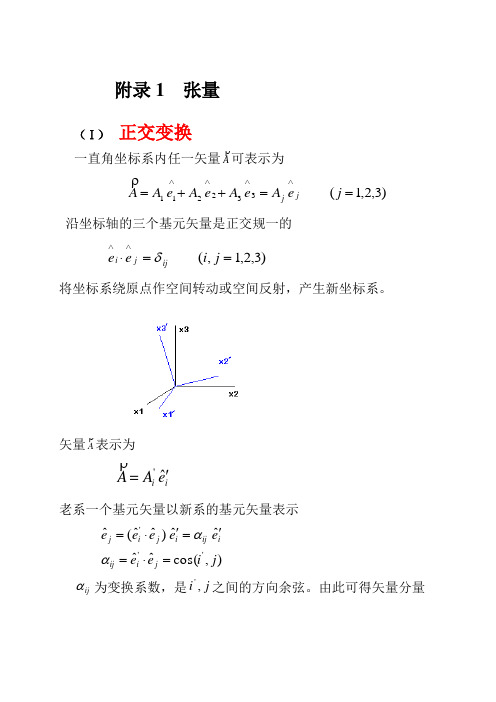 张量