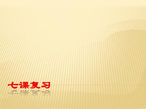 九年级人民版政治复习课件：第七课 神圣的宪法 (共29张PPT)