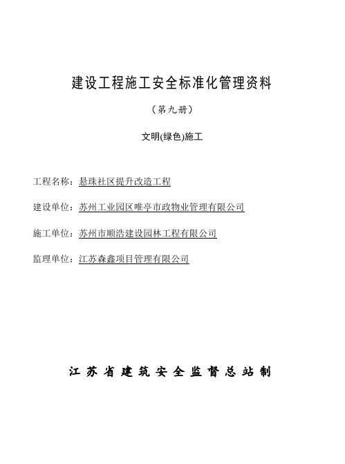 建设工程施工安全标准化管理资料000001)(000002)