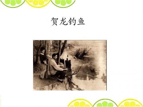 最新配套西师大版五年级语文下册《贺龙钓鱼》精品公开课课件