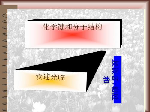 化学课件《化学键和分子结构》优秀ppt 鲁科版