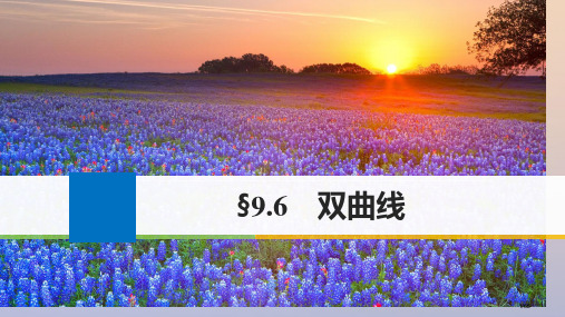 高考数学复习第九章平面解析几何9.6双曲线理市赛课公开课一等奖省名师优质课获奖PPT课件