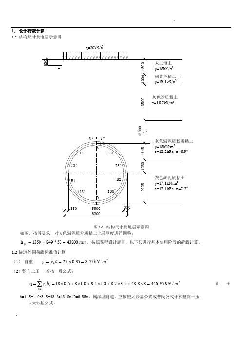 内力图-地铁盾构计算书