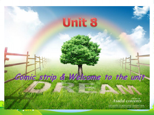 新牛津译林版八年级英语下册Unit 8 A green worldwelcome课件