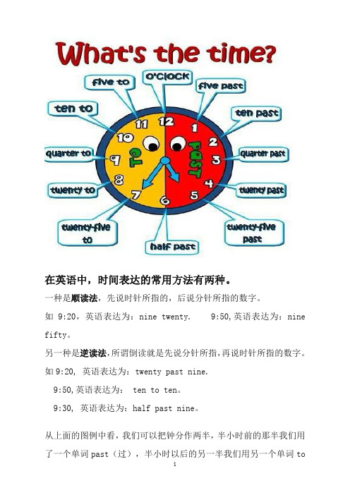 英文时间表达法What's-the-time-及练习