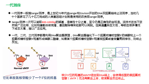 一代,二代,三代测序原理