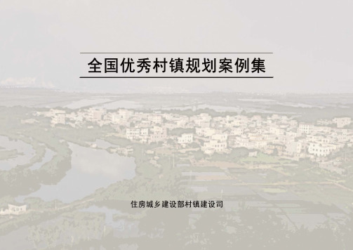 全国优秀村镇规划案例集.pdf