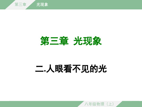 2019苏科版八年级上第三章第二节3.2人眼看不见的光(共21页)