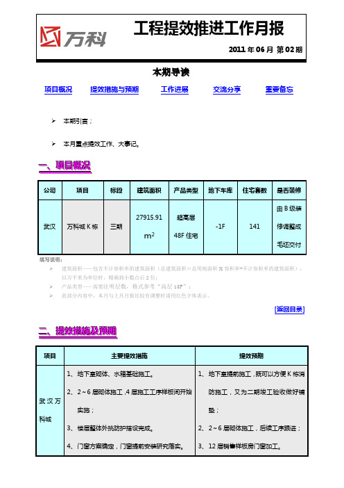 工程提效推进工作月报