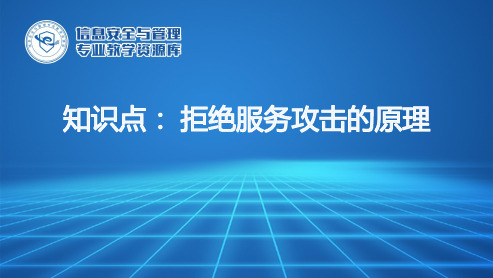 【2021】协议漏洞DOS原理ppt.完整资料PPT