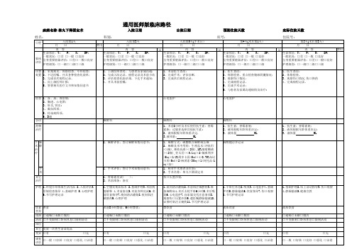 临床路径—睾丸下降固定术