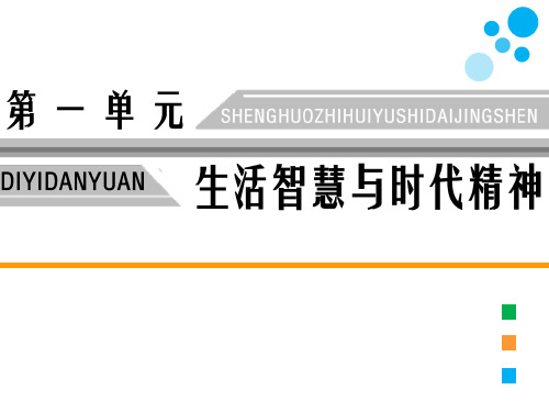 高中思想政治必修4第一单元生活智慧与时代精神第1课美好生活的向导第二框关于世界观的学说教学课件