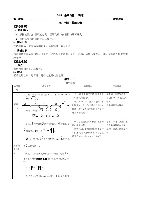 2.1.4数乘向量