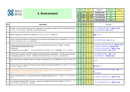 Quality System Audit(中英文)