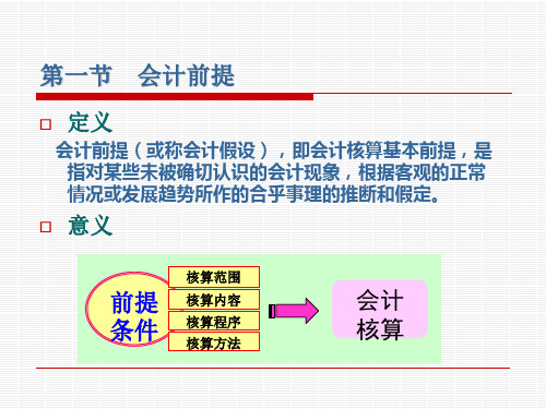 第二章会计核算的基础共33页