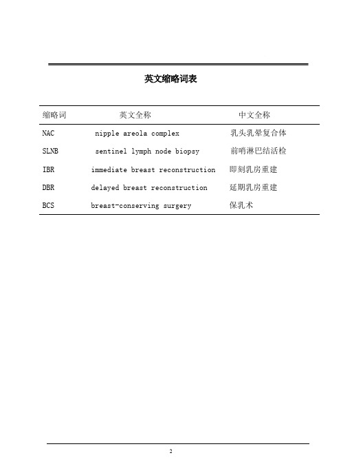 乳腺癌术后即刻假体或扩张器植入重建术的临床应用