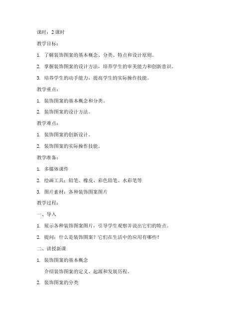 大学装饰图案教案