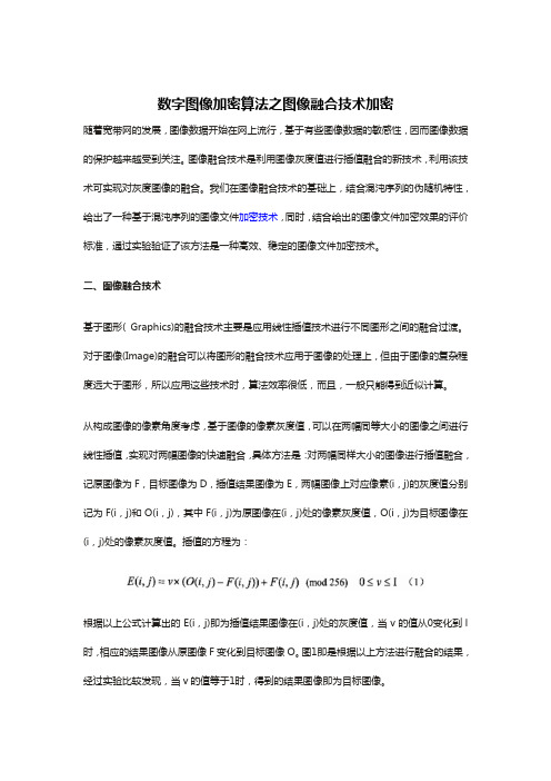 数字图像加密算法之图像融合技术加密