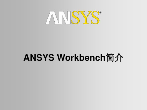 ANSYS Workbench简介