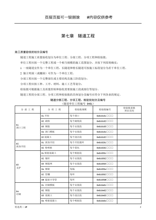 第七章  隧道工程(学习分享)