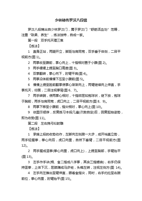 少林秘传罗汉八段锦