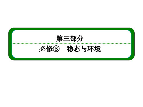 2014届高三生物一轮复习专题课件：必修三_植物的激素调节