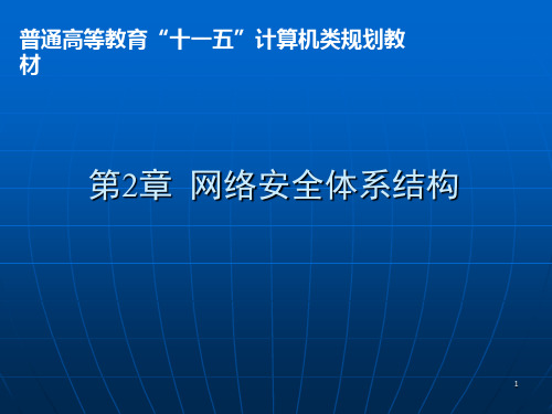 网络安全体系结构ppt课件