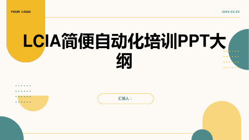 2023lcia简便自动化标准培训ppt